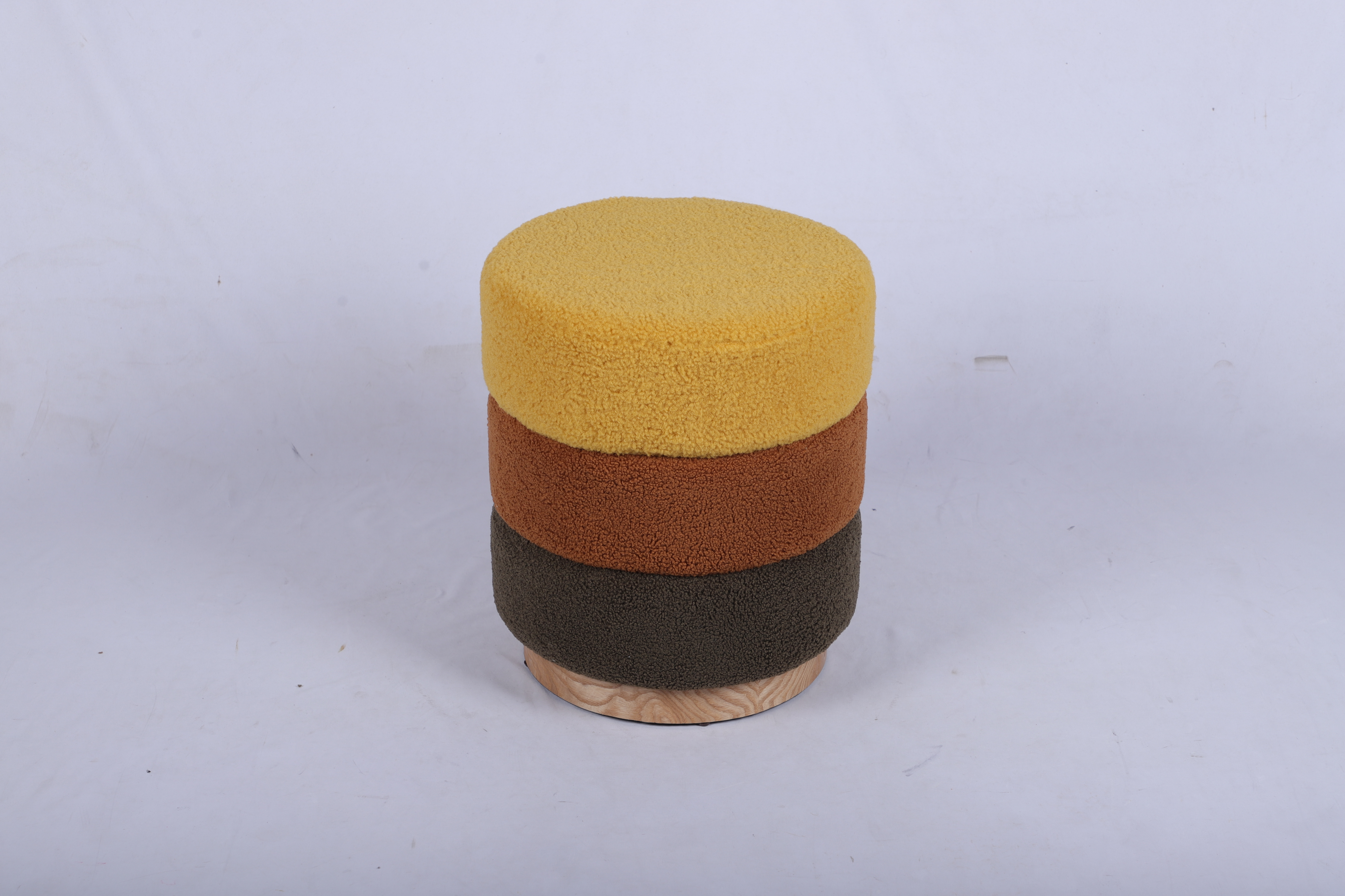 Colorful Textured Ottoman Set