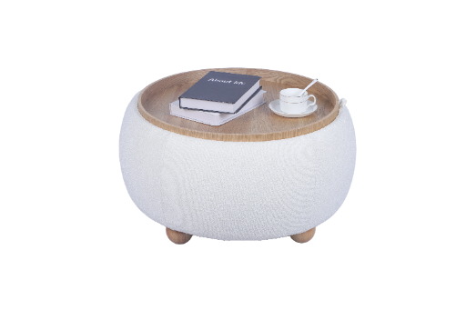 Round Wooden Coffee Table