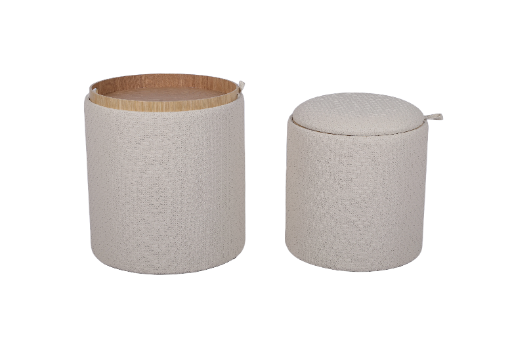 Beige Ottoman Set
