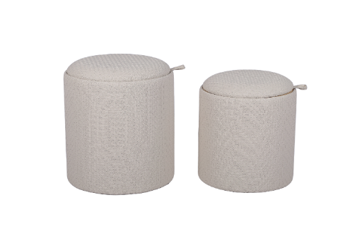 Beige Ottoman Set