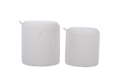 Modern Storage Ottoman Set