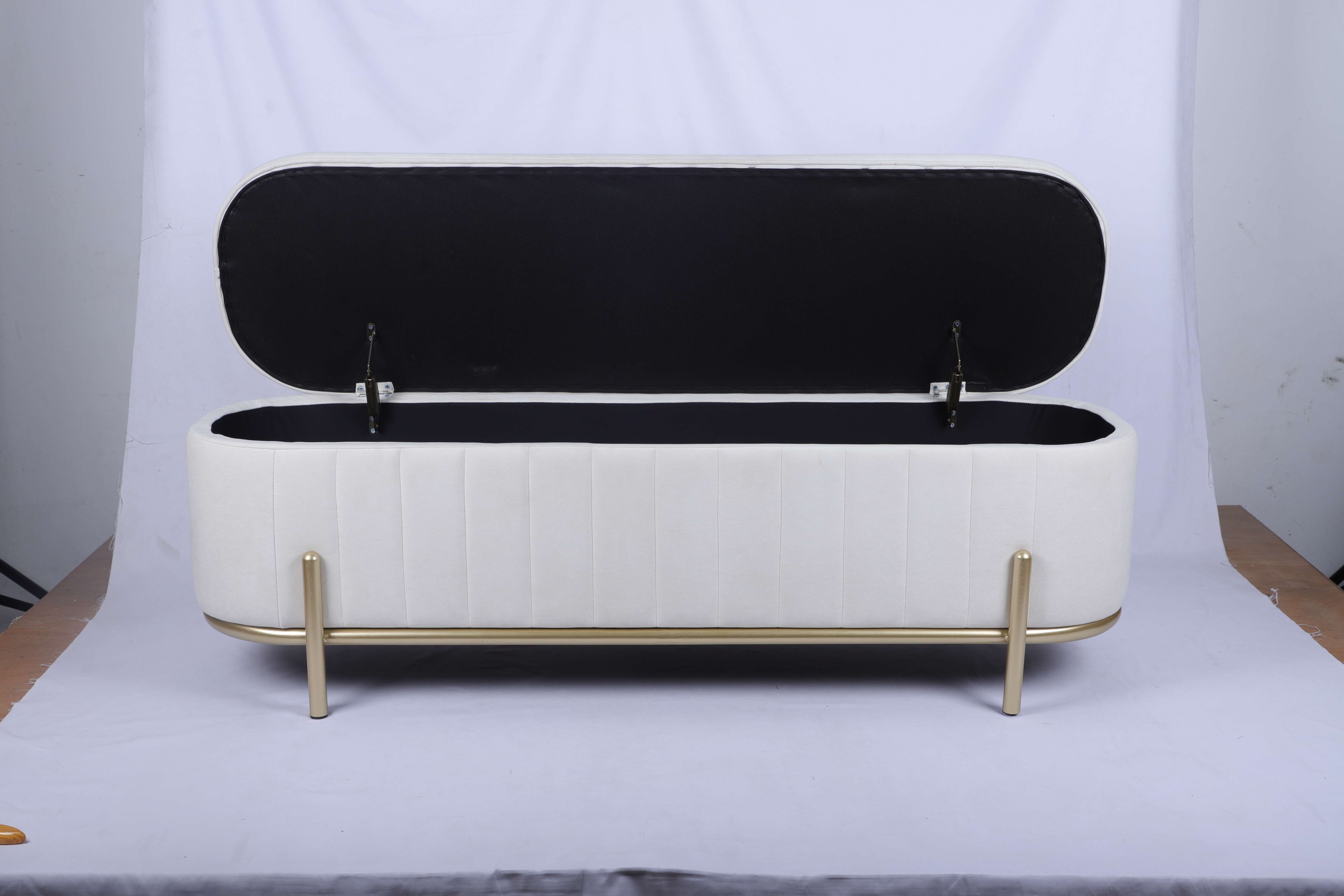 Modern Storage Ottoman Bench
