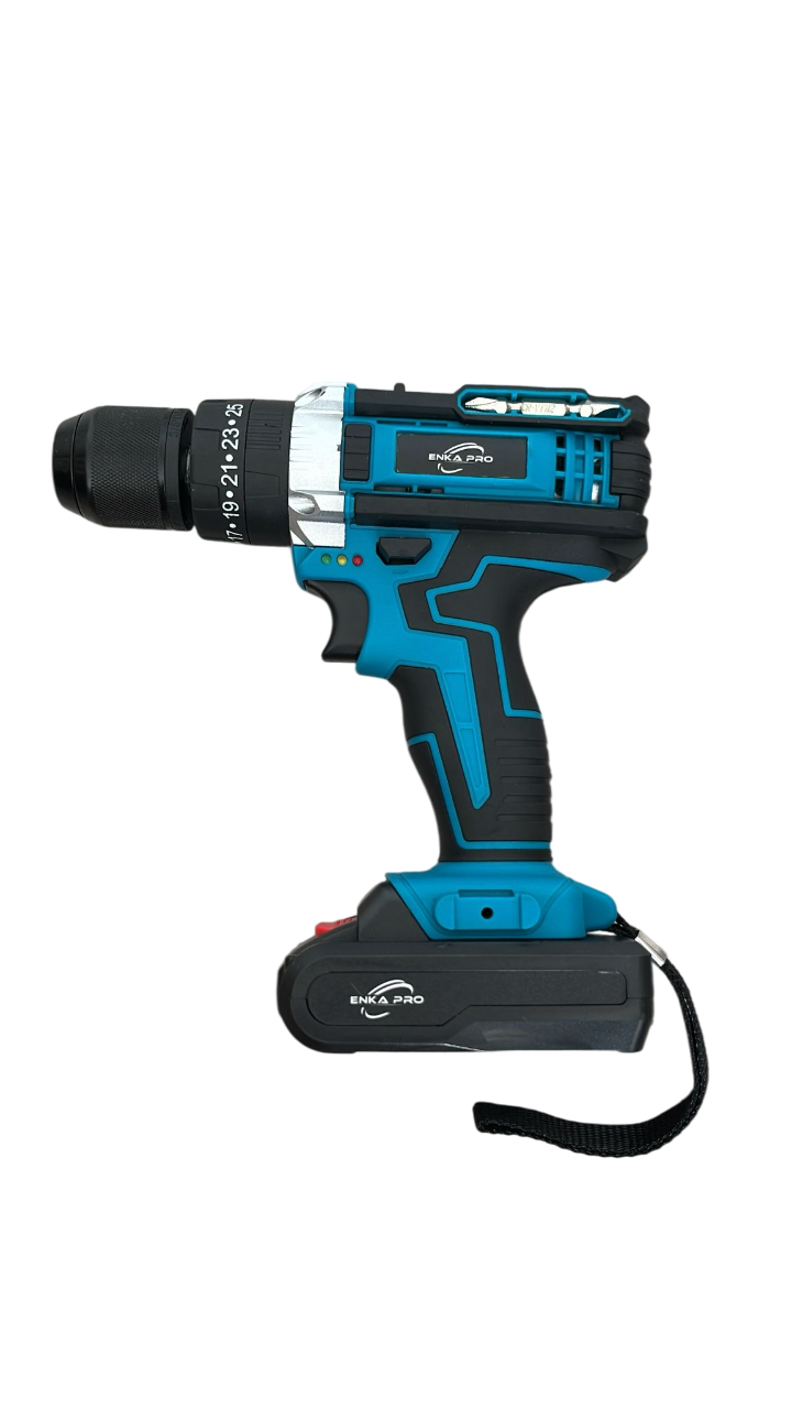 Perceuse Visseuse Brushed ENKAPRO 21V 45 Nm | 2 Batteries 2.0Ah | Coffret + Accessoires