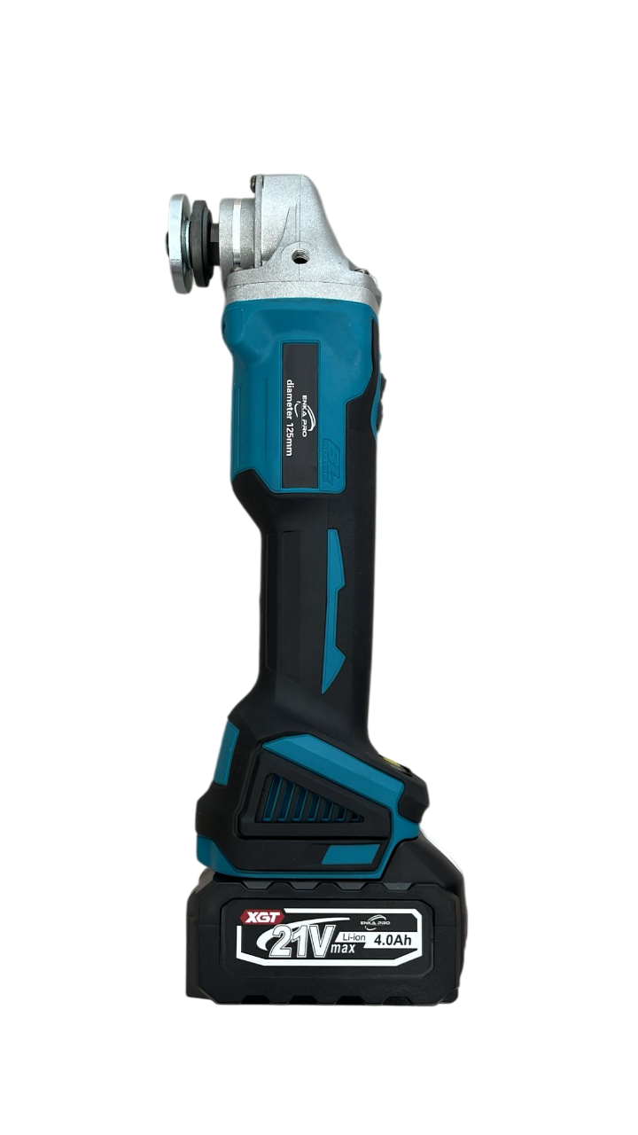 Meuleuse d’Angle Sans Fil ENKAPRO 125 mm – 21V | 2 Batteries 4.0Ah | Disques Inclus