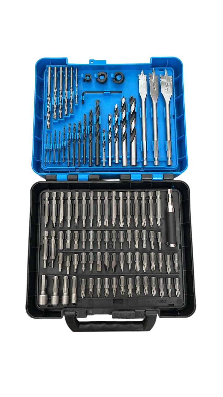 Coffret Complet de Forets et Embouts de Vissage 100pcs – Kit Multifonction