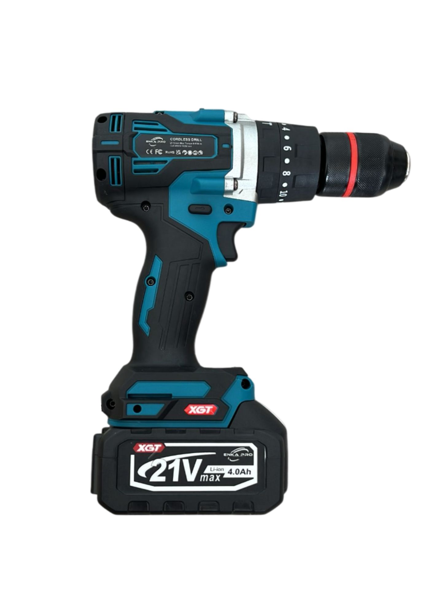 Perceuse Visseuse Brushless ENKAPRO 21V 95 Nm | 2 Batteries 4.0Ah |