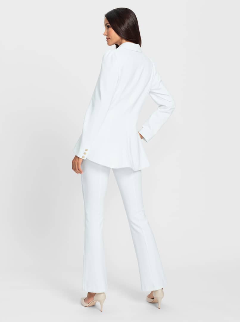Weißer Hosenanzug