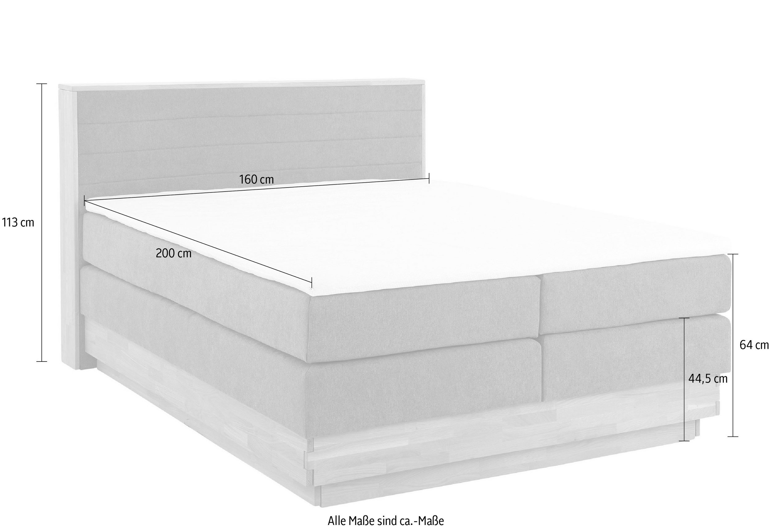 Komfortables Boxspringbett
