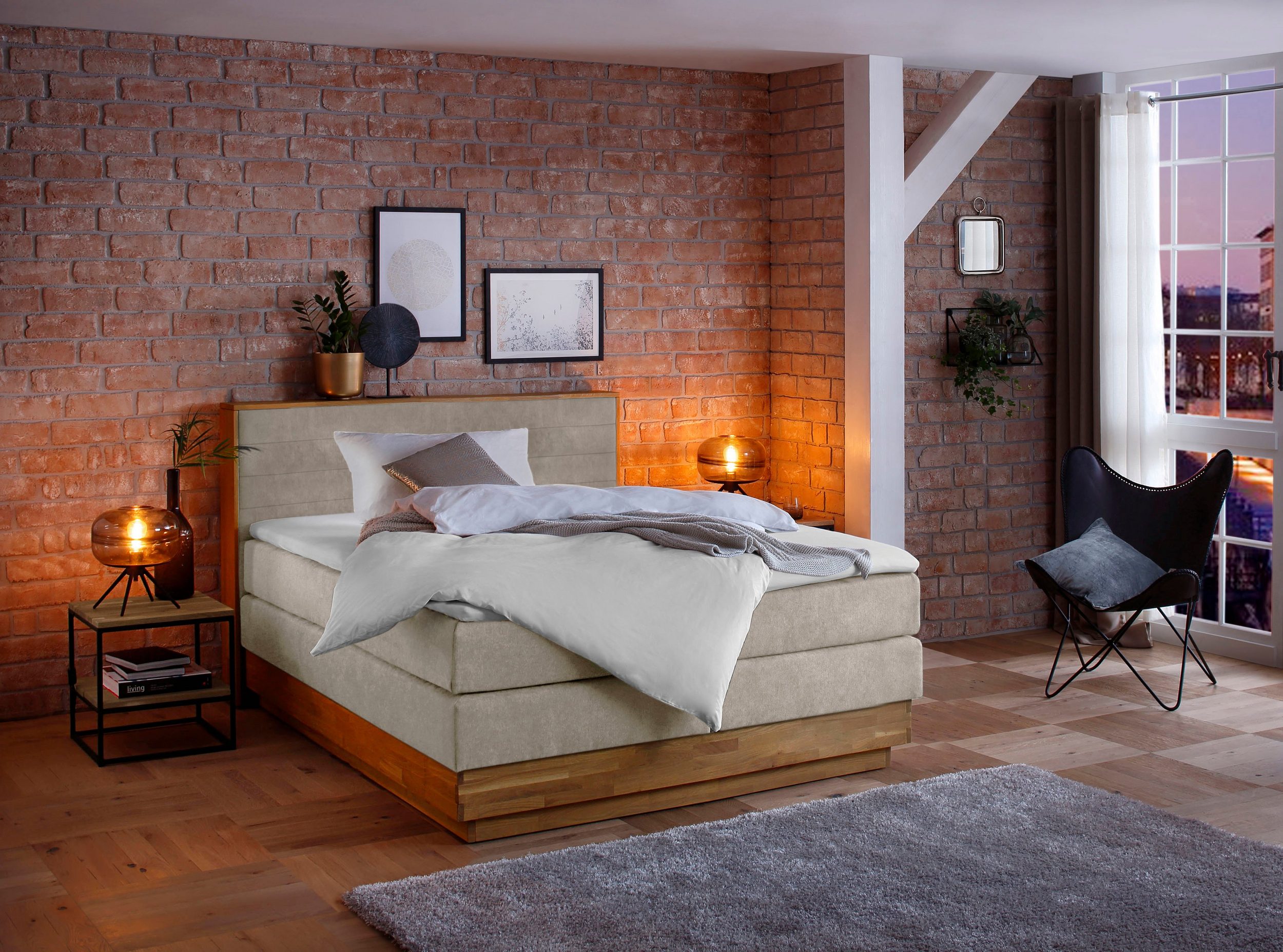 Komfortables Boxspringbett