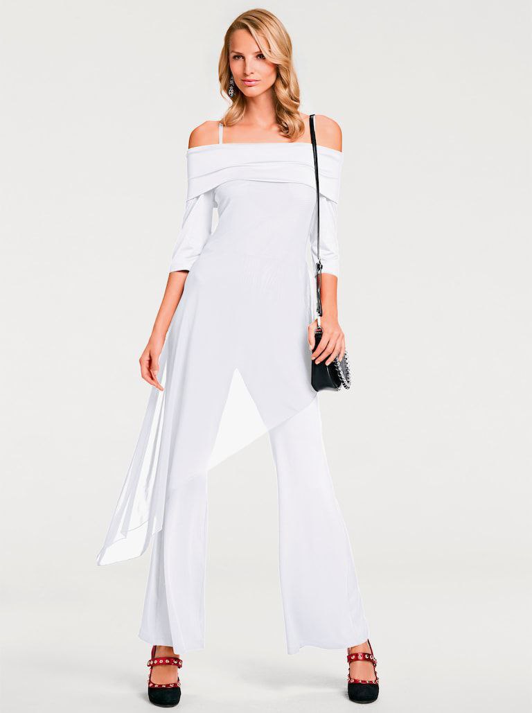 Weißer Damen Jumpsuit