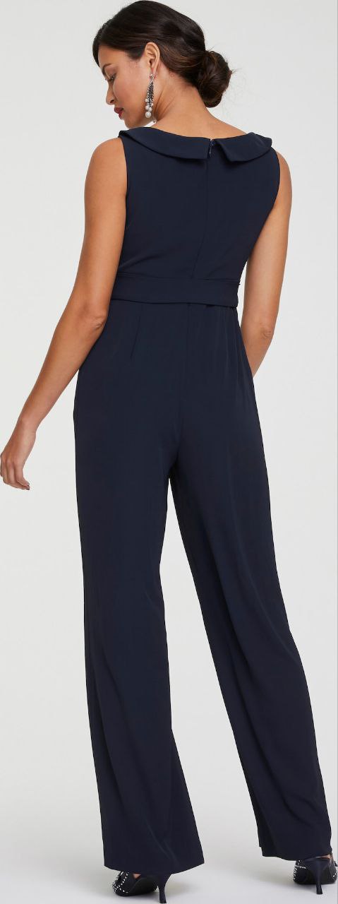 Eleganter dunkelblauer Jumpsuit