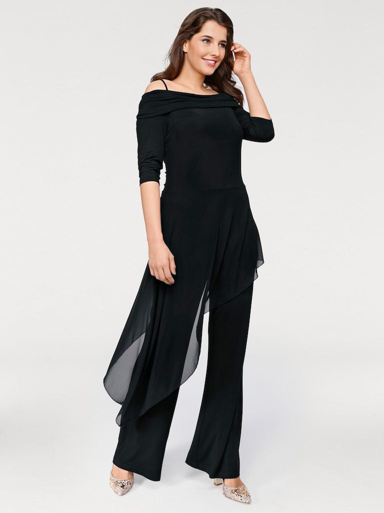Eleganter schwarzer Jumpsuit