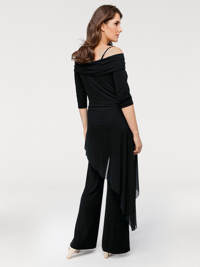 Eleganter schwarzer Jumpsuit