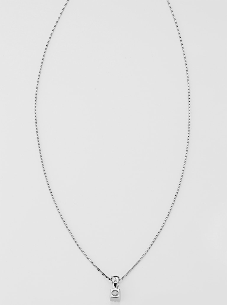Silberne Halskette