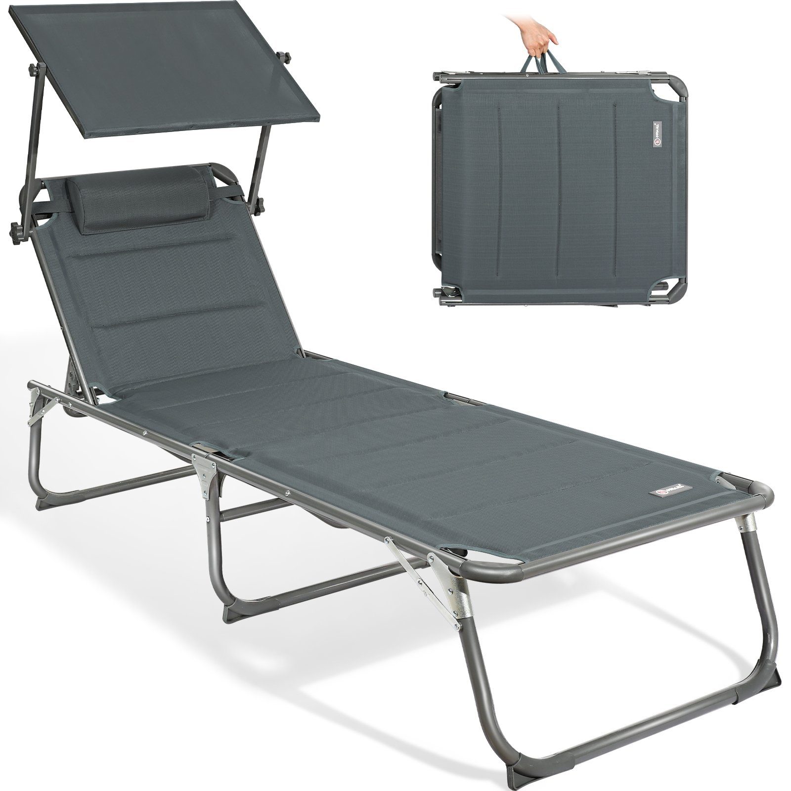 Gartenliege Sonnenliege AluLiege Liegestuhl Strandliege Liegen