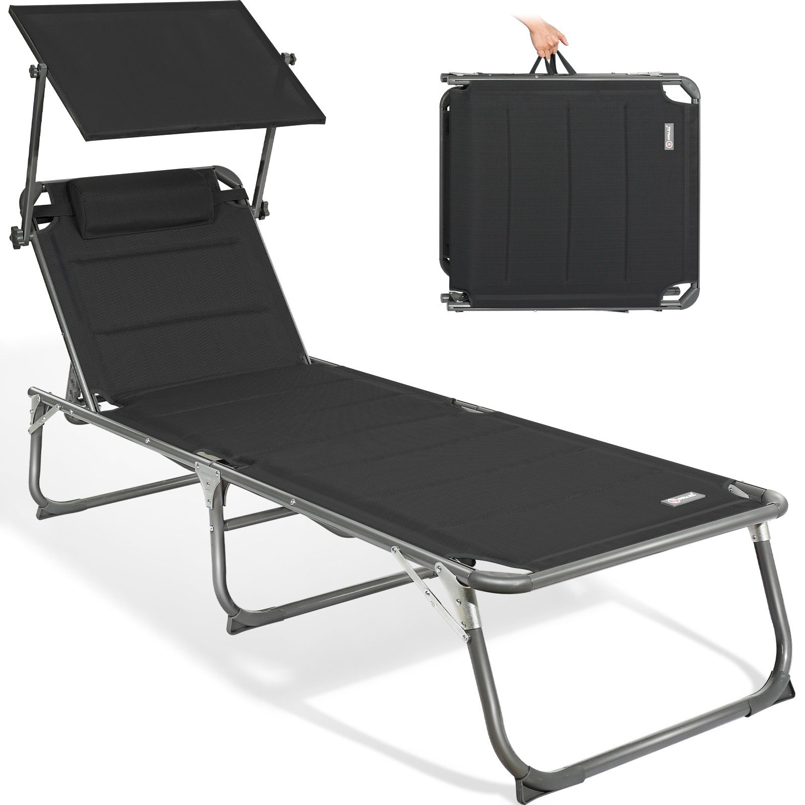 Gartenliege Sonnenliege AluLiege Liegestuhl Strandliege Liegen