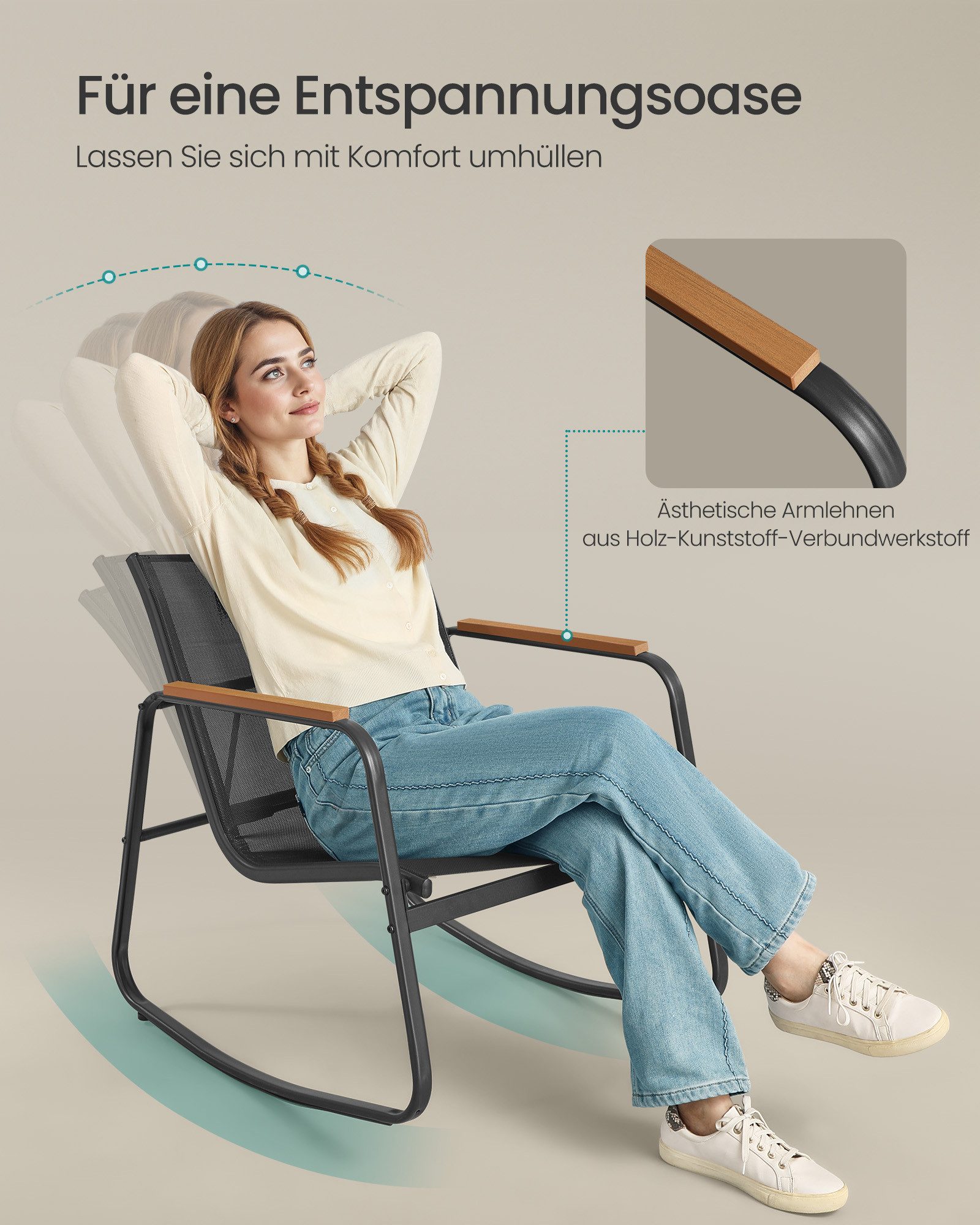 SONGMICS Gartenmöbel-Set