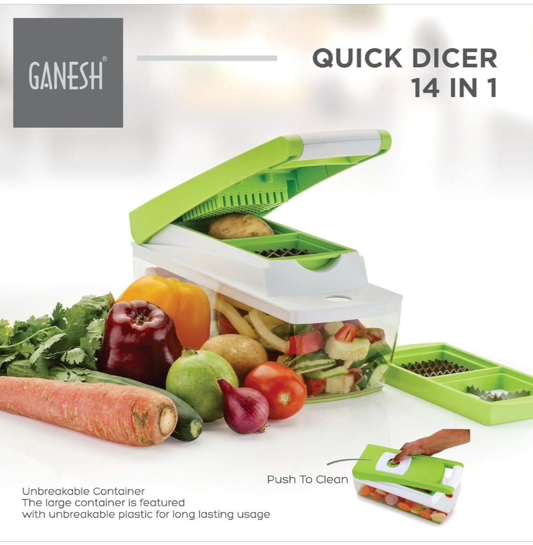 Ganesh 14 in 1 Multipurpose Chopper/Dicer