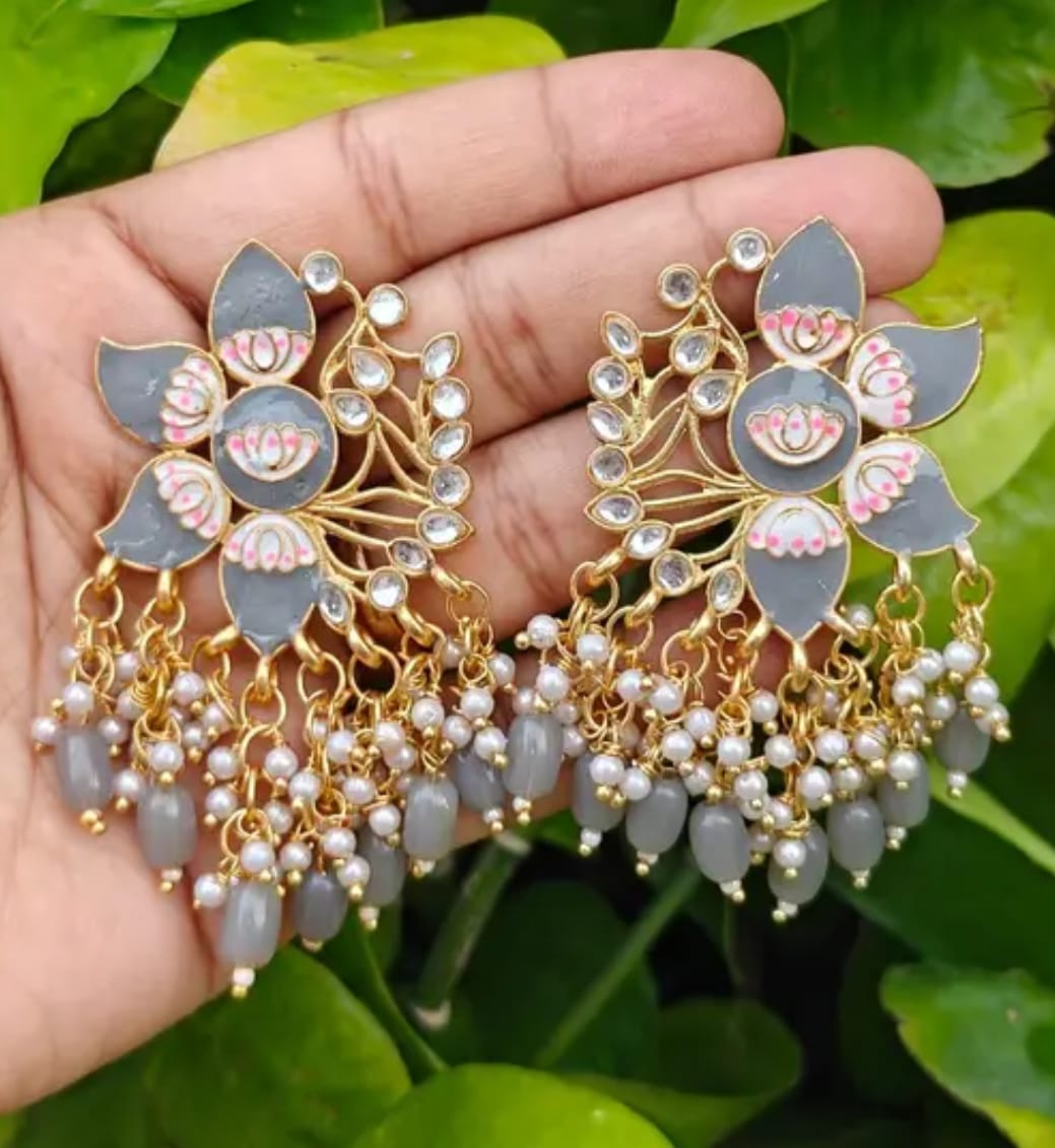 Floral Designer Earrings