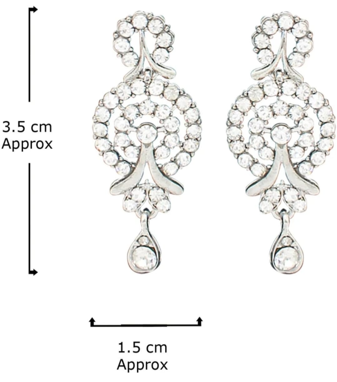 White Jewel Set  (Pack of 1)