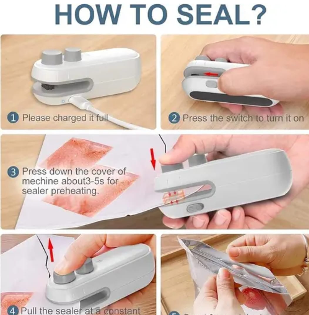 Mini Handheld Bag Sealer