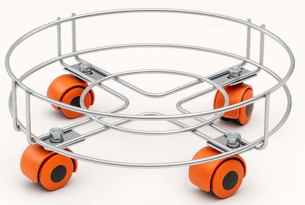 Metal Stand with Wheels