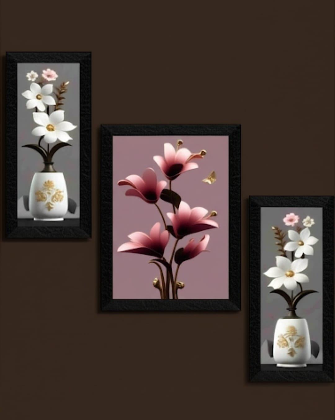 Floral Wall Art Set