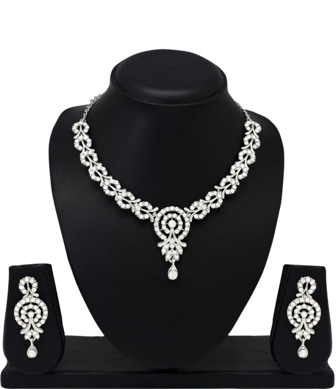 White Jewel Set  (Pack of 1)