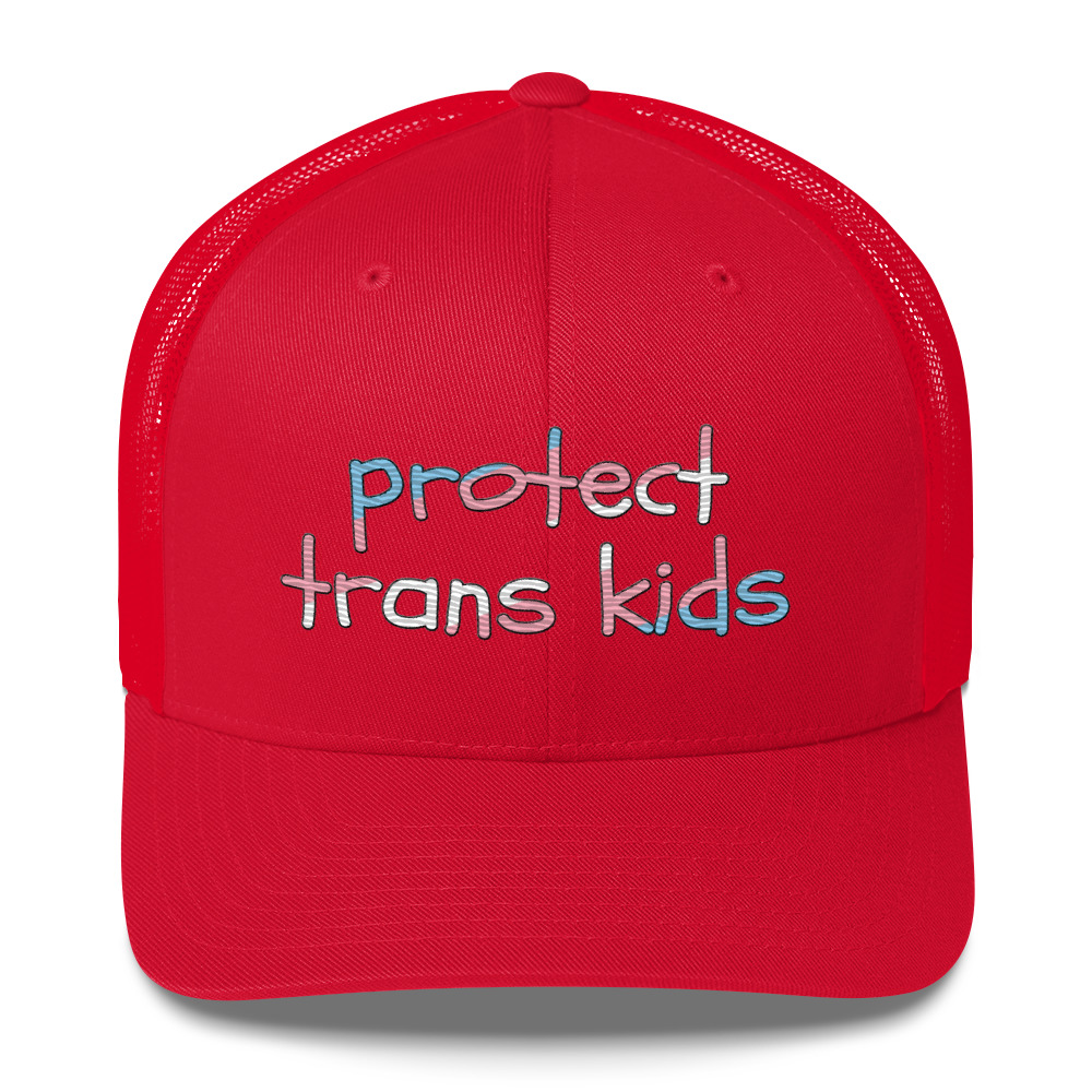 Protect Trans Kids Trucker Hat