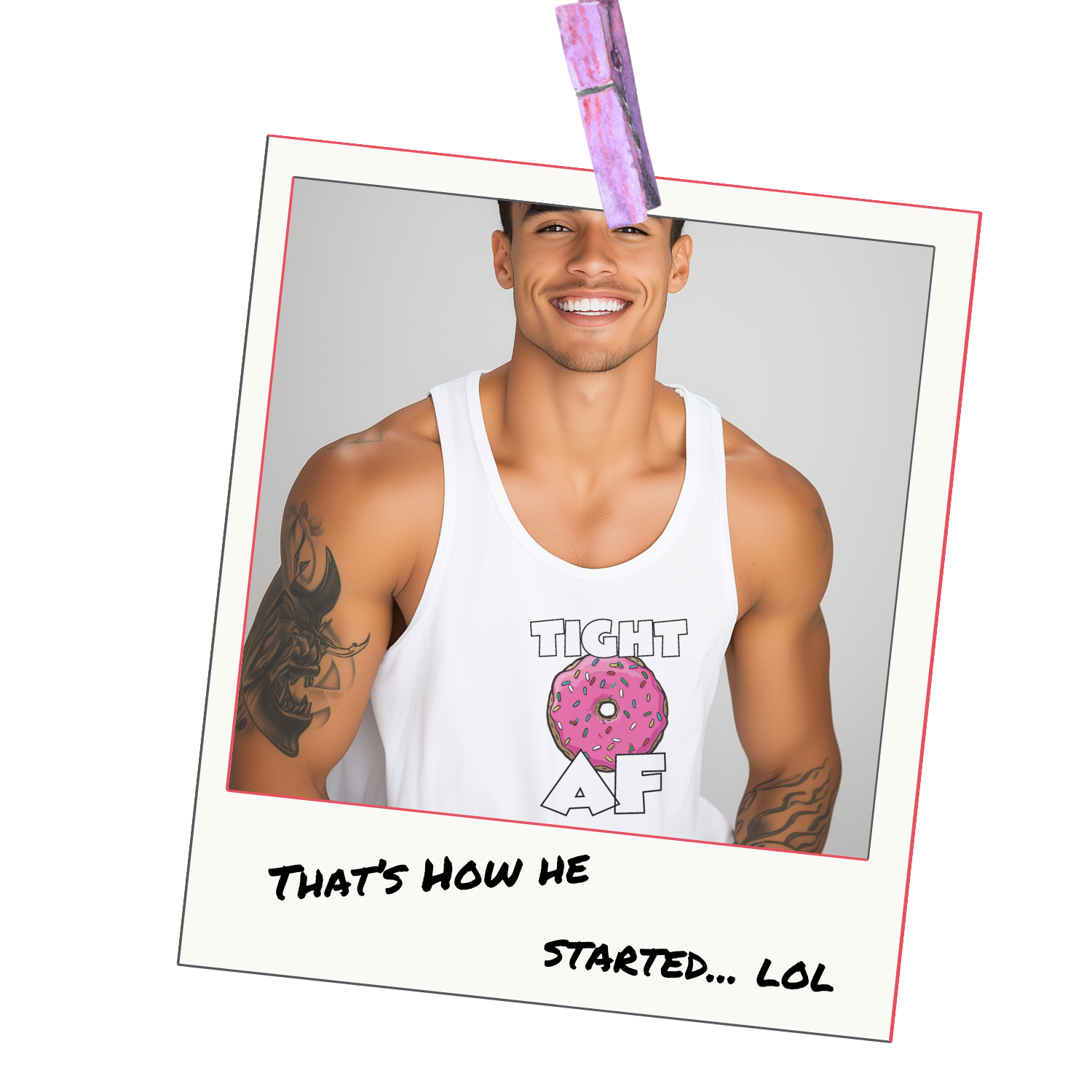 Tight AF Donut T-Shirt / Tank Top