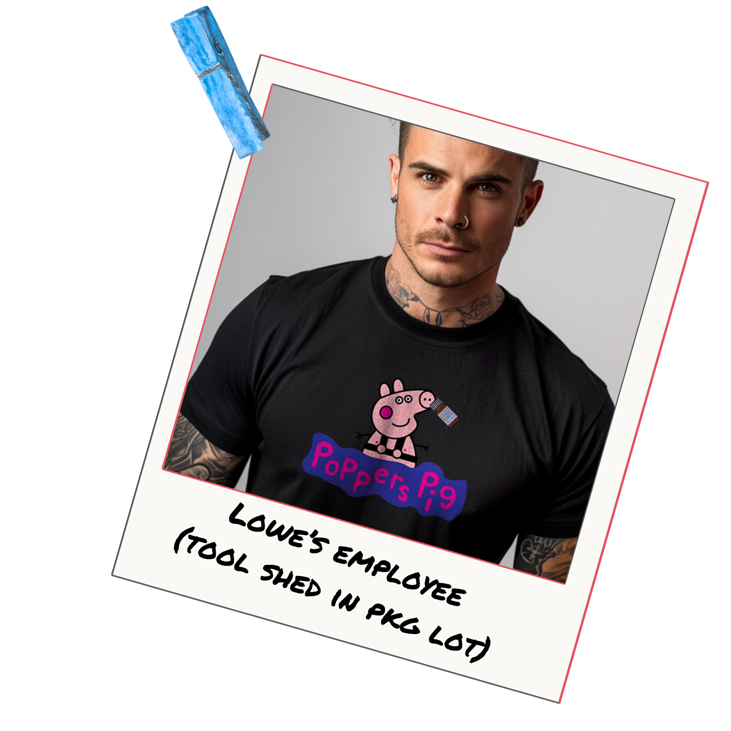 Poppers Pig Funny T-Shirt / Tank Top