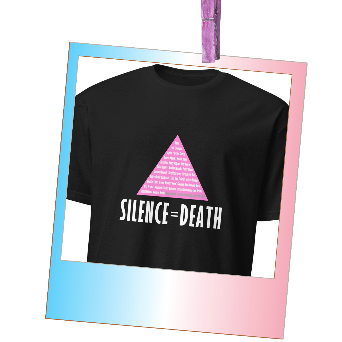 Silence = Death Trans Remberence Memorial Shirt