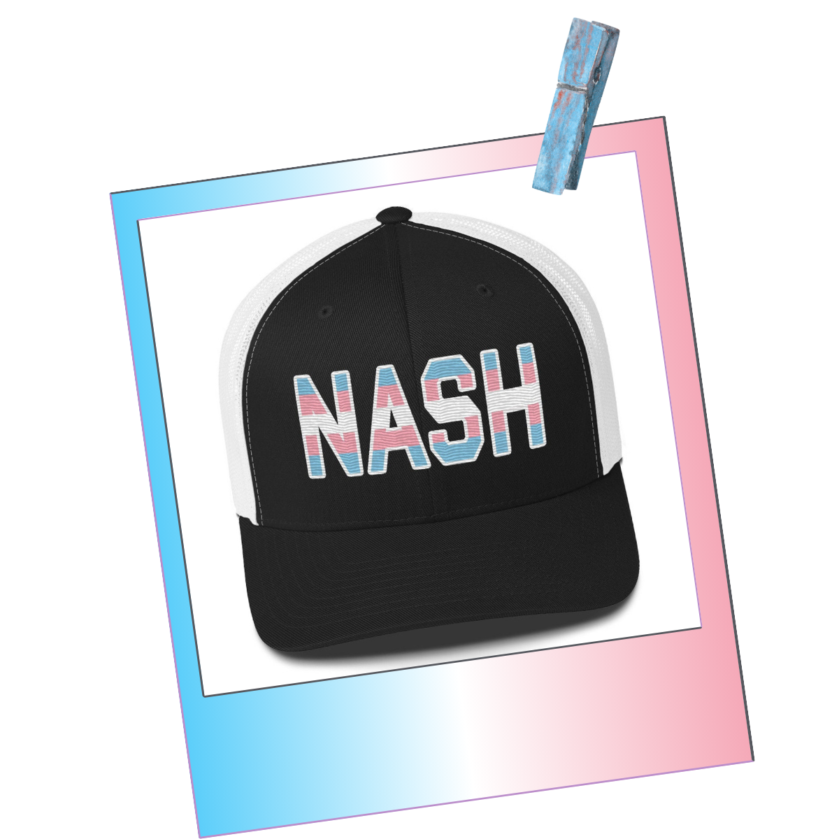 NASH Trans Pride Trucker Hat