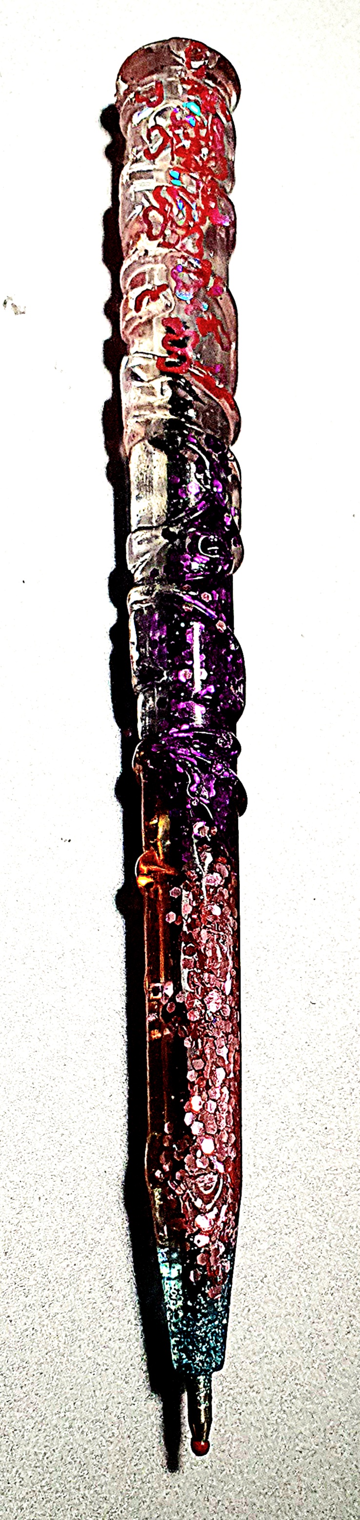 Stylo glitter coloré