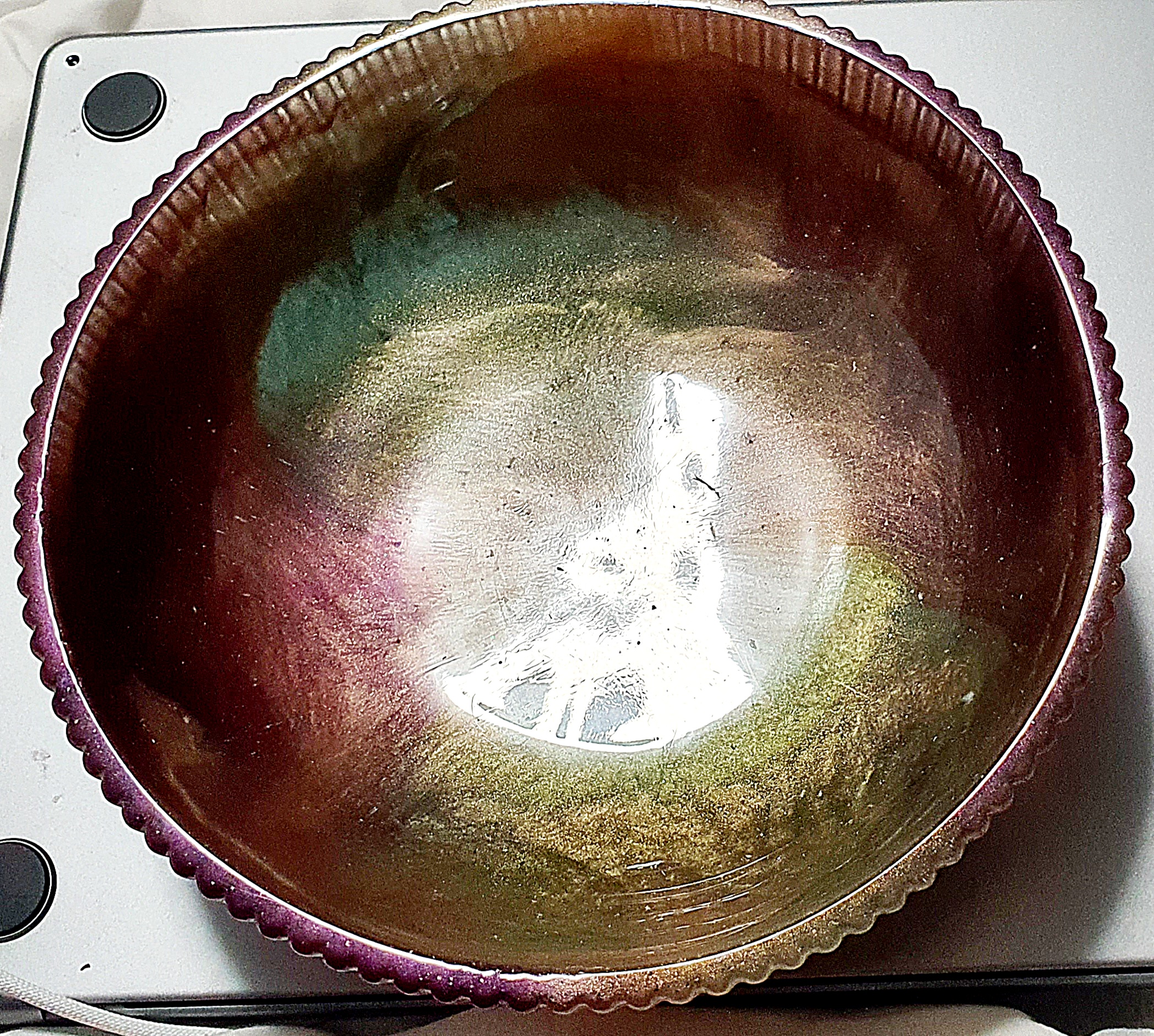 Iridescent Glass Bowl