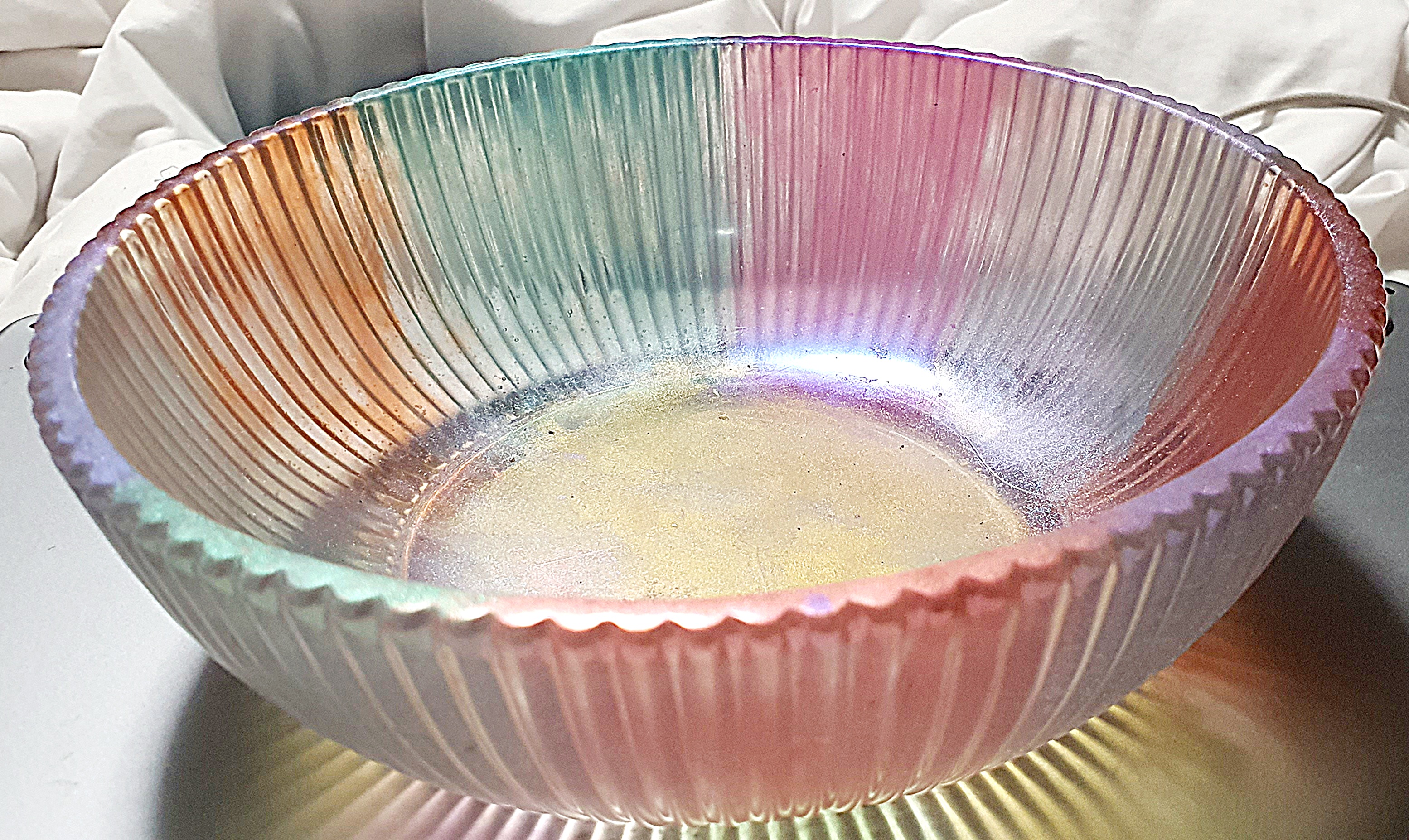 Iridescent Glass Bowl