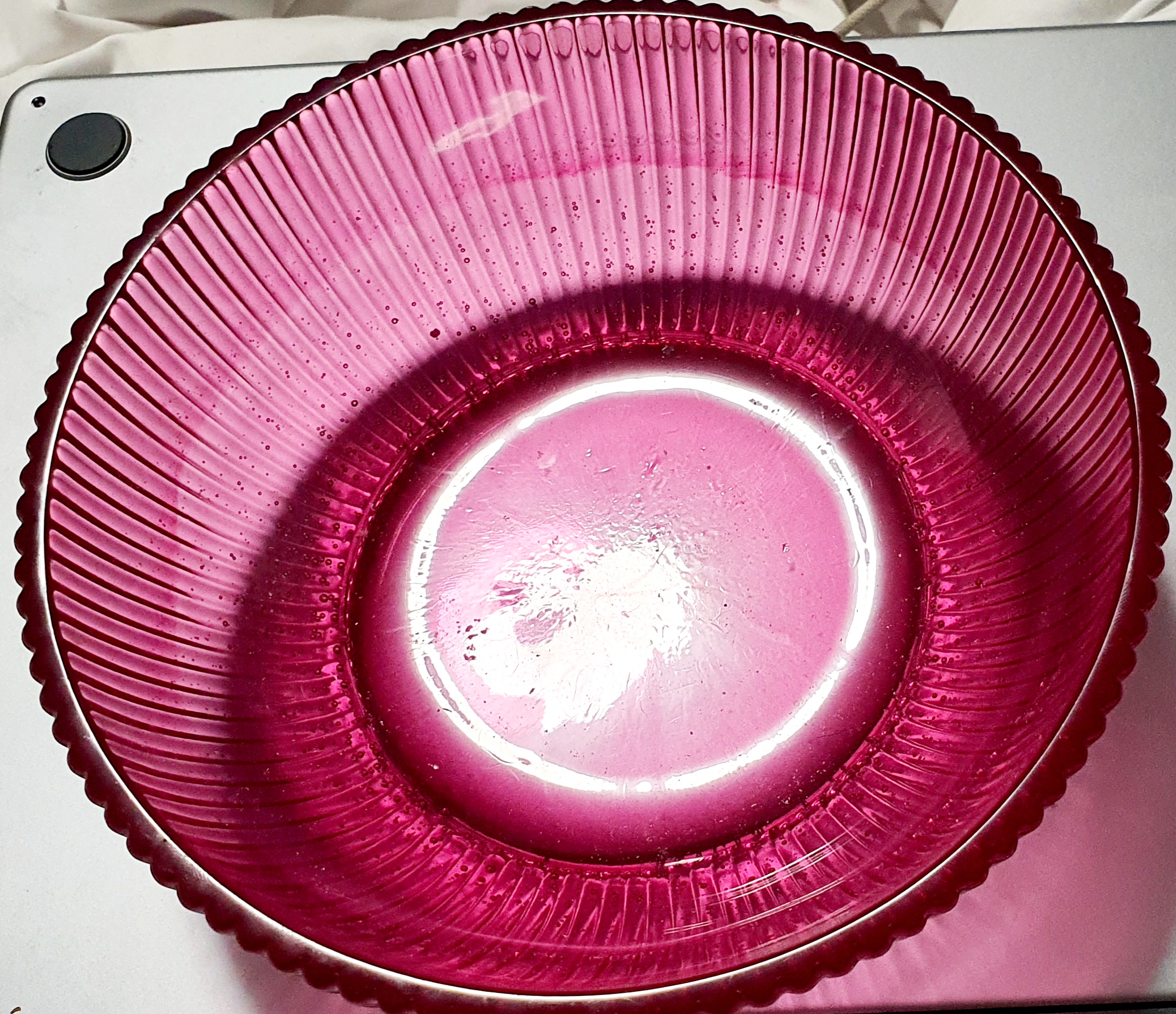 Pink Glass Bowl