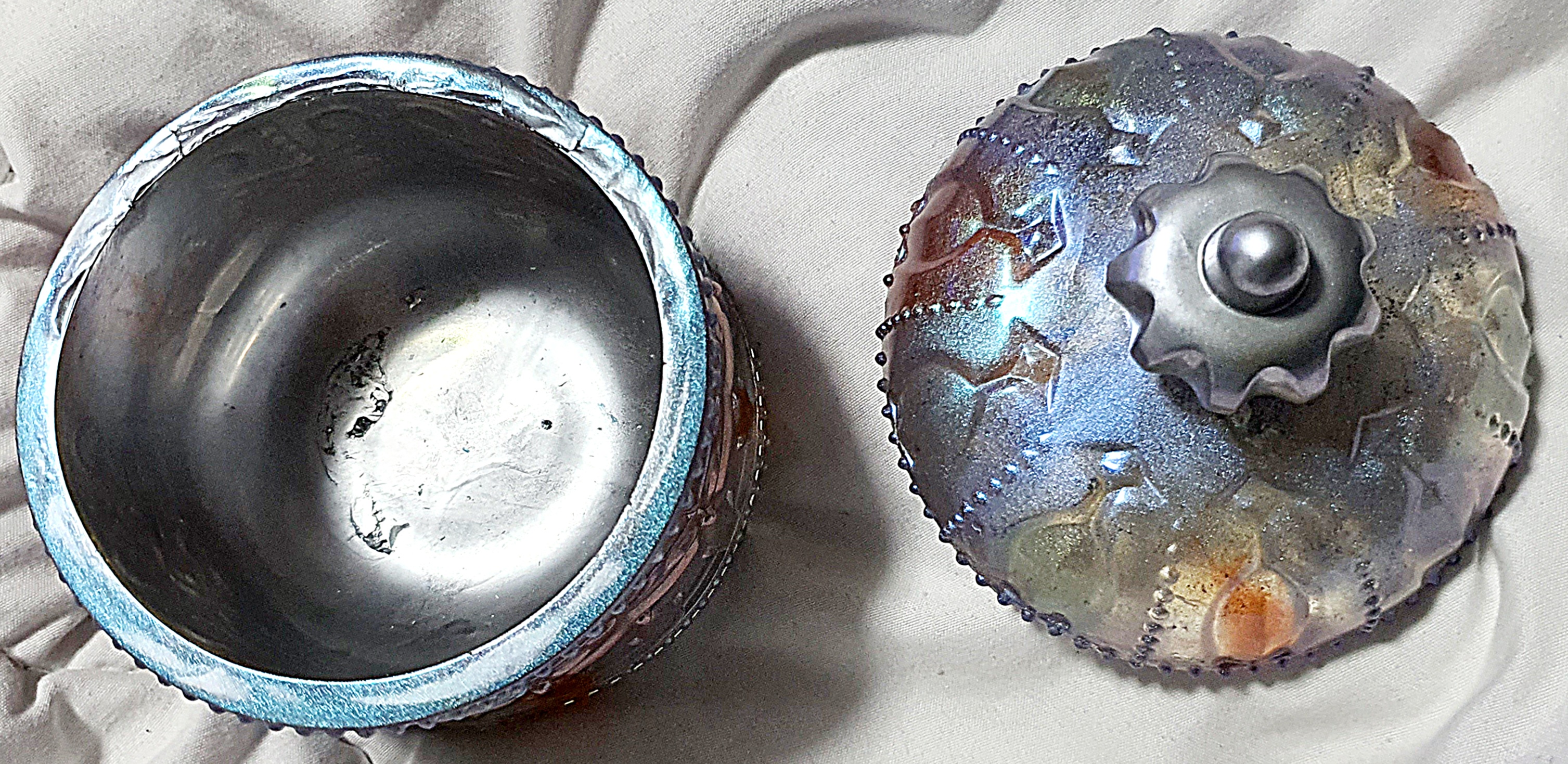 Decorative Metal Jar