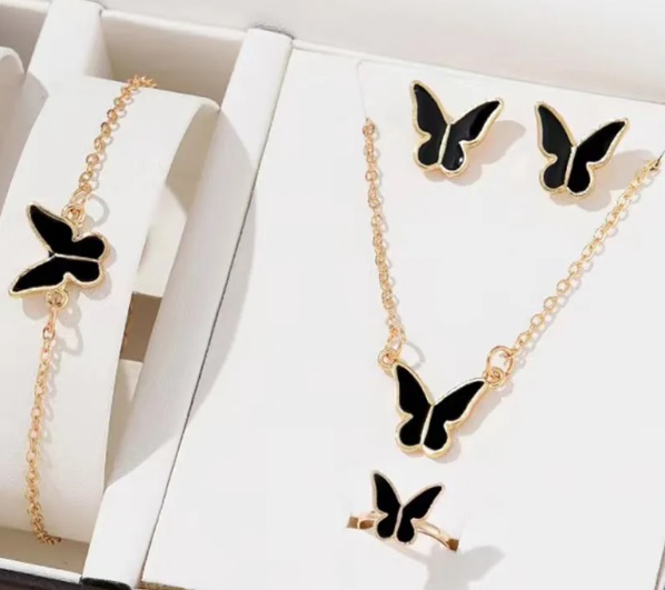 Butterfly Jewelry Set for Women and Girls | Korean Fashion Jewelry