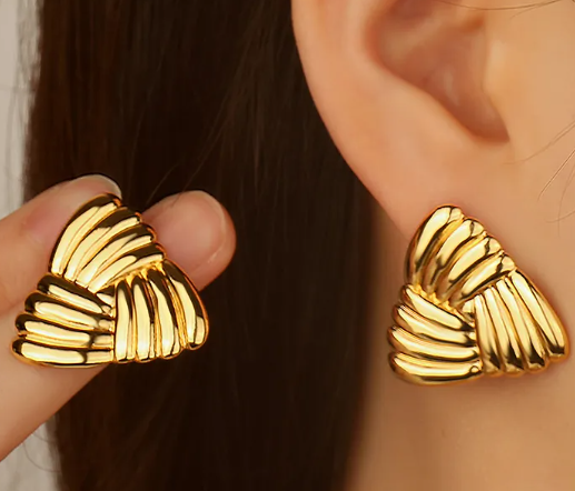 Stainless Steel Latest Fashion Oversized Stud Necklace