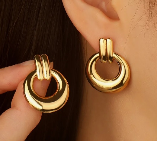  Latest Fashion Stainless Steel Stud Earrings for Women & Girls