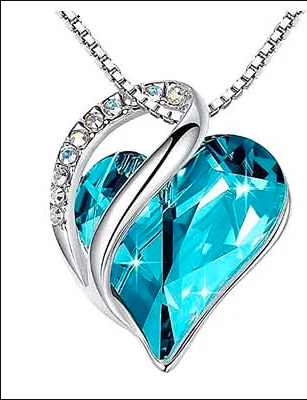 Sweetheart Crystal Pendant Necklace