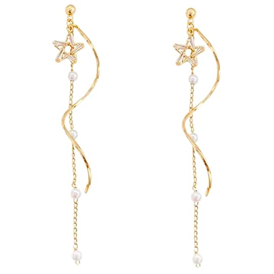 Elegant Gold Star Earrings