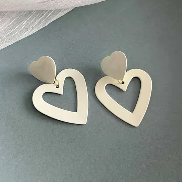 Heart-shaped earrings
