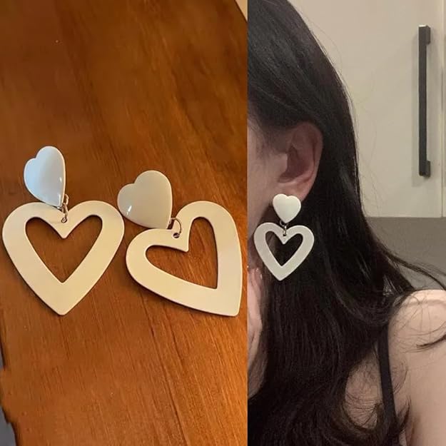 Heart-shaped earrings