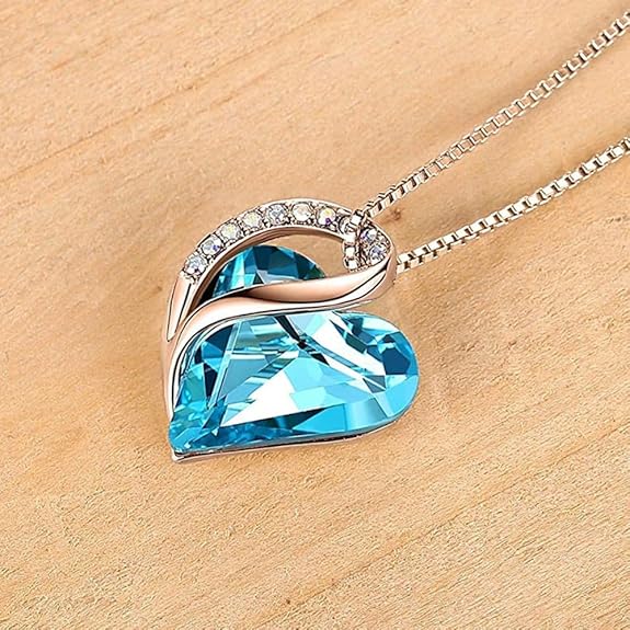 Sweetheart Crystal Pendant Necklace