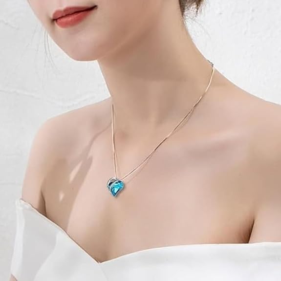 Sweetheart Crystal Pendant Necklace
