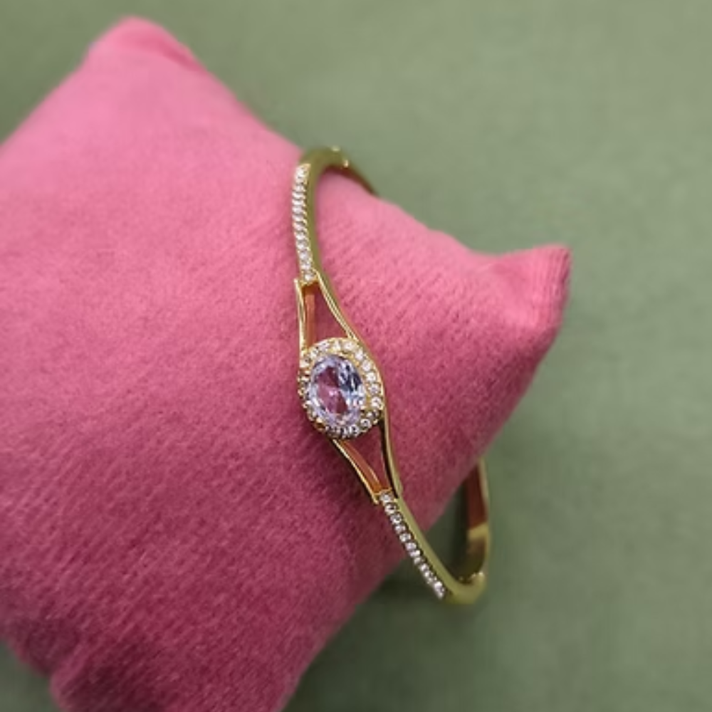 Elegant Simple Style Zircon Bracelet (Free Size)