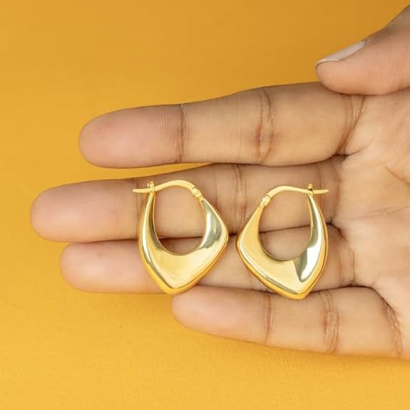Gold Plated Geometric Minimal Hoops