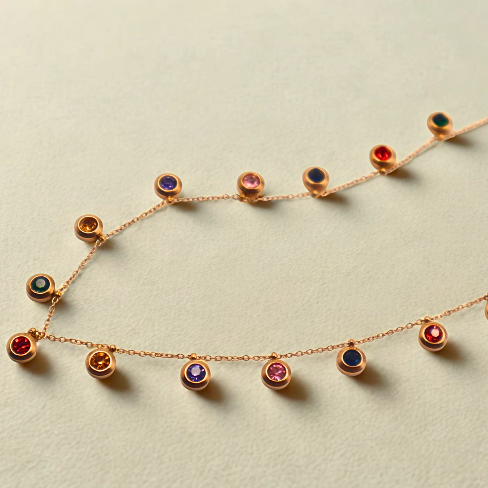 Multicolored Gemstone Necklace